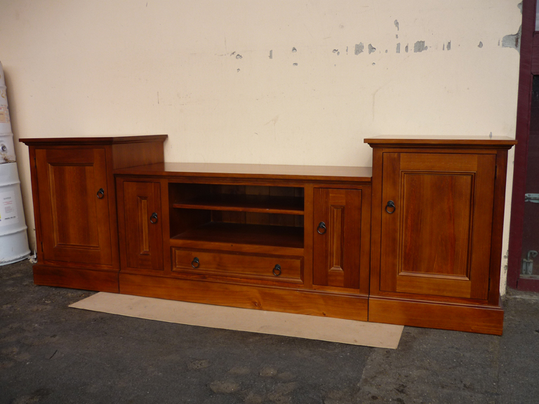 TV Units Granville Timber Furniture Custom made solid hardwood