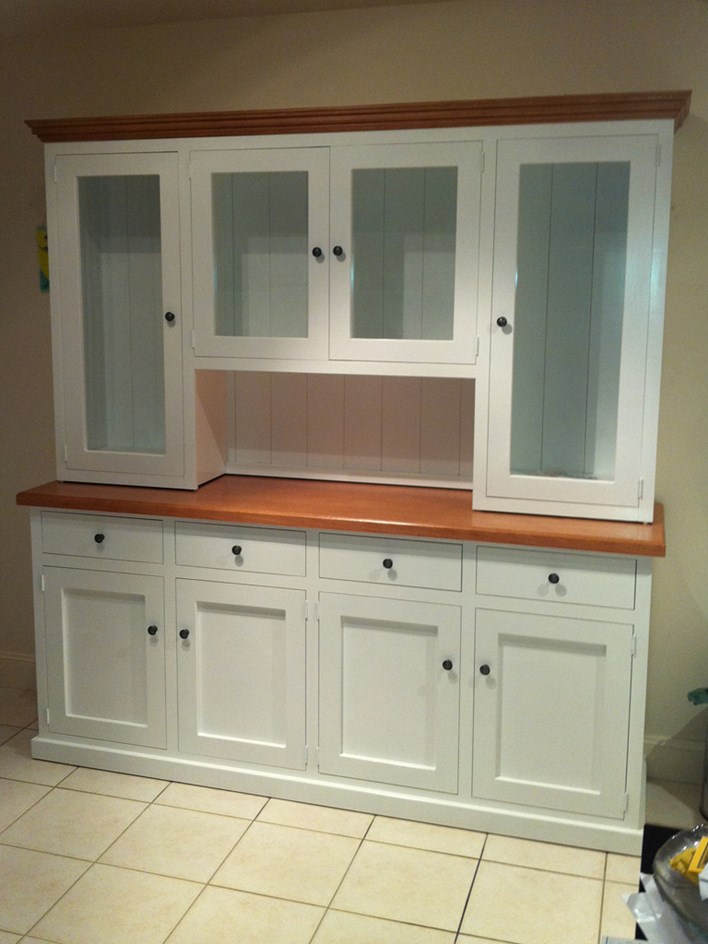 White Buffet Hutch