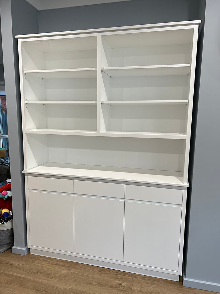 White Buffet and Hutch