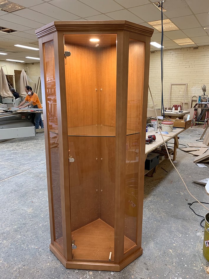 Tassie Oak Display Unit