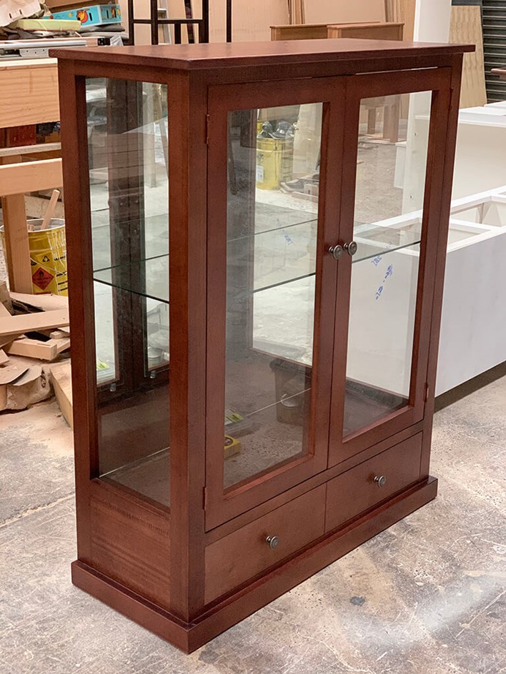 Tassie Oak Display Unit