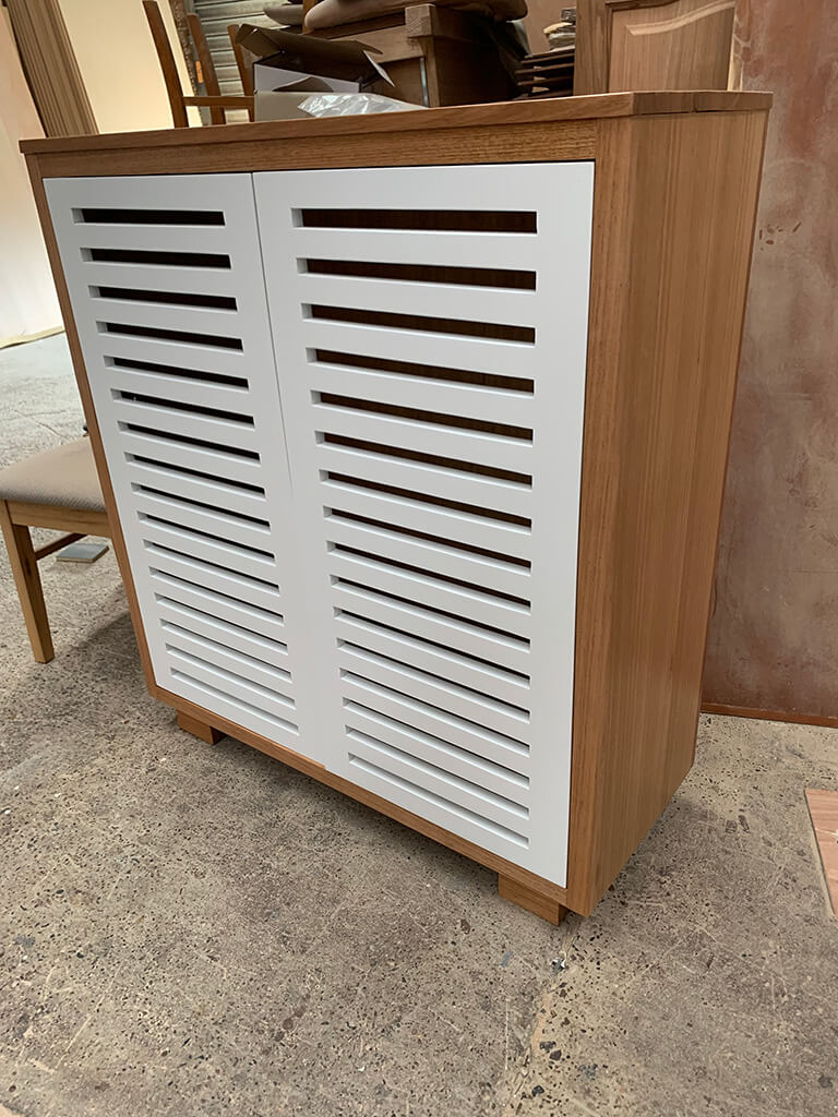 Tassie Oak Shoe Cupboard