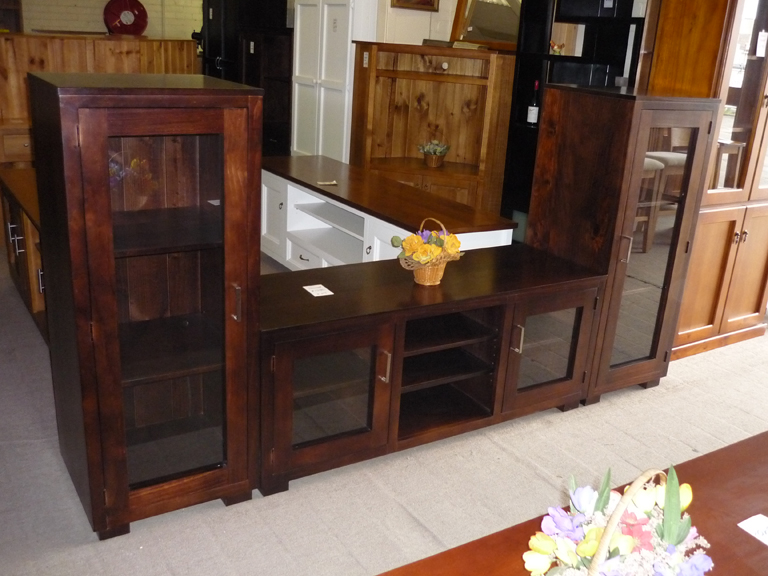 Pine TV Units Granville Timber Furniture Custom made solid hardwood