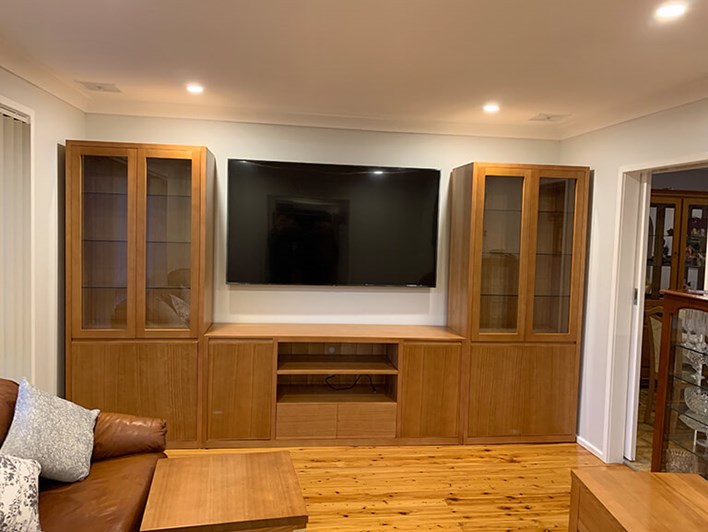Tassie Oak TV Wall Unit