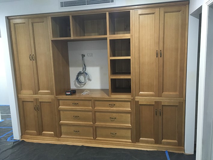 Tassie Oak TV Wall Unit