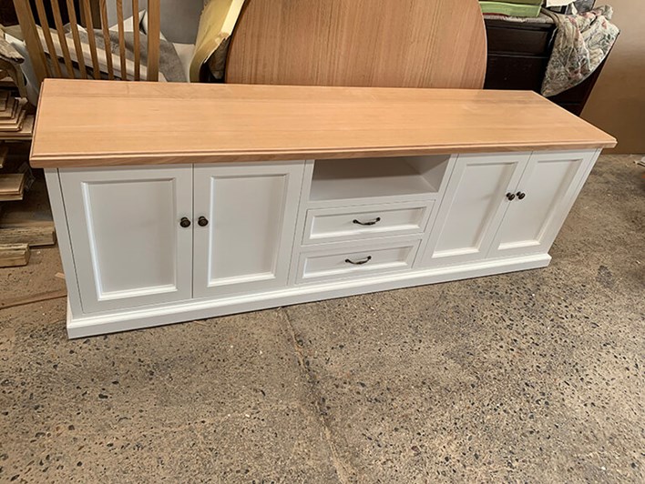White TV Unit