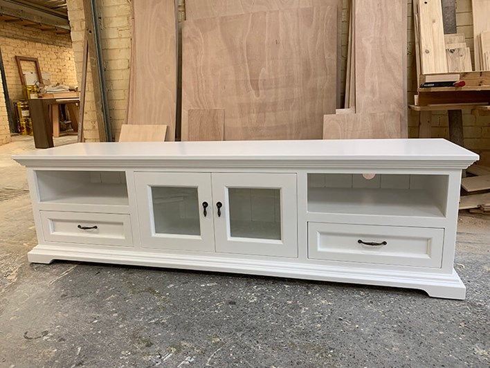 White TV Unit