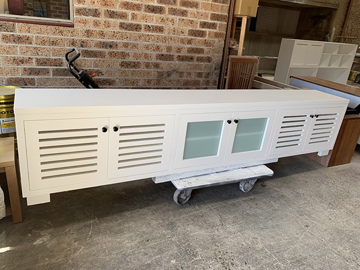 White TV Unit