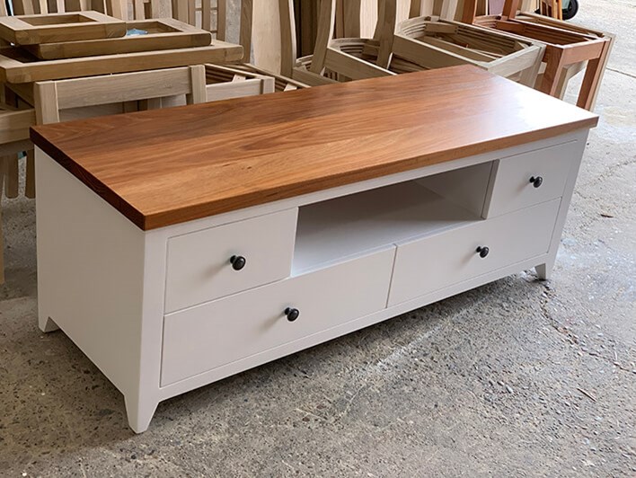 White TV Unit