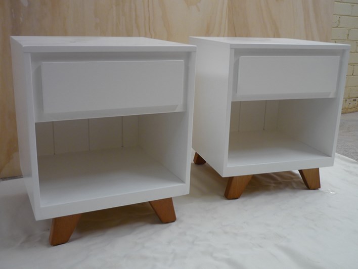 White Bedside