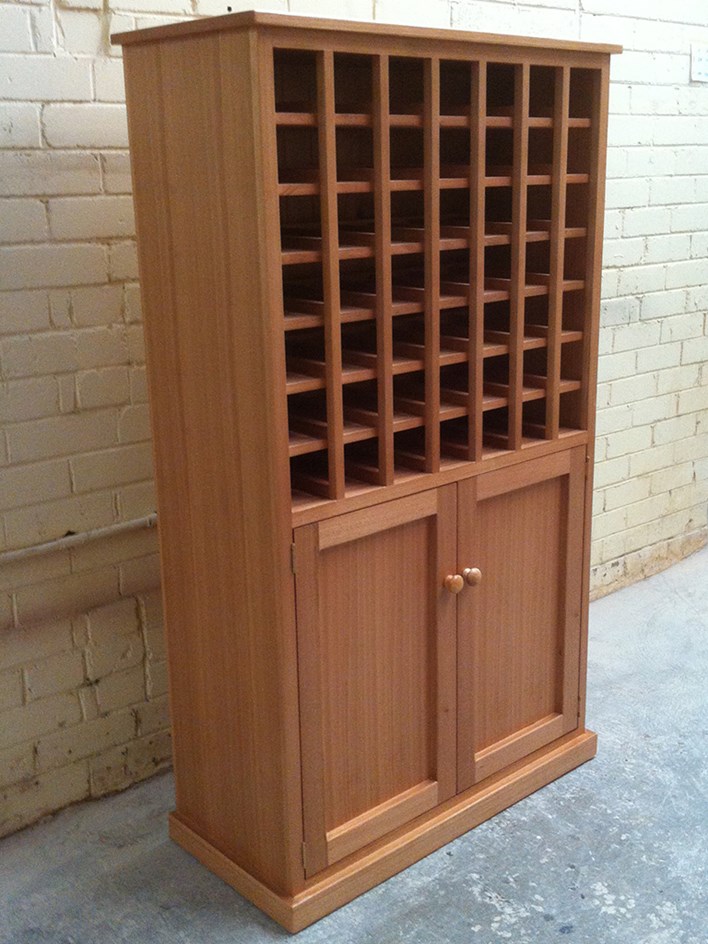 Wine Racks Granville Timber Furniture Custom made solid hardwood Blackwood Oak and Pine timber furniture in Sydney